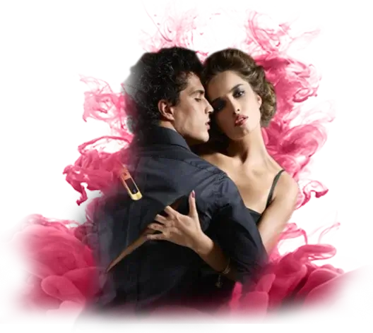 pareja enamorada y amarrada